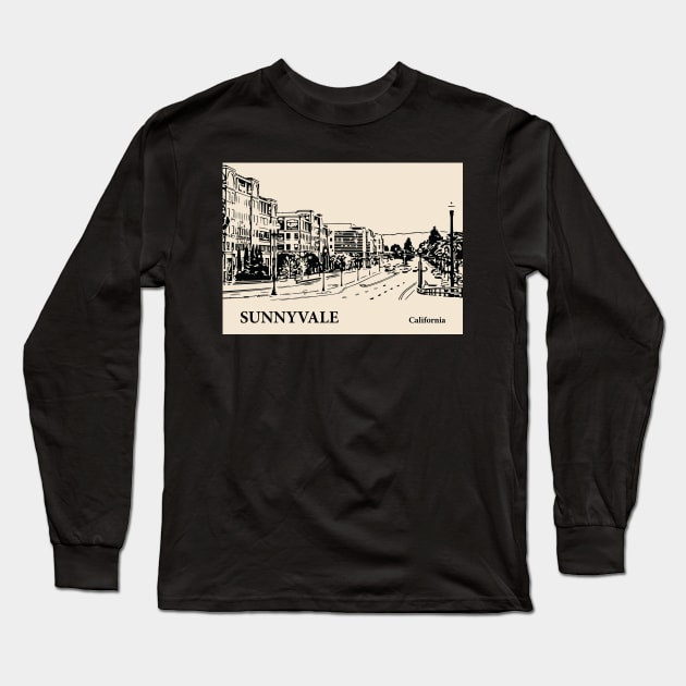 Sunnyvale - California Long Sleeve T-Shirt by Lakeric